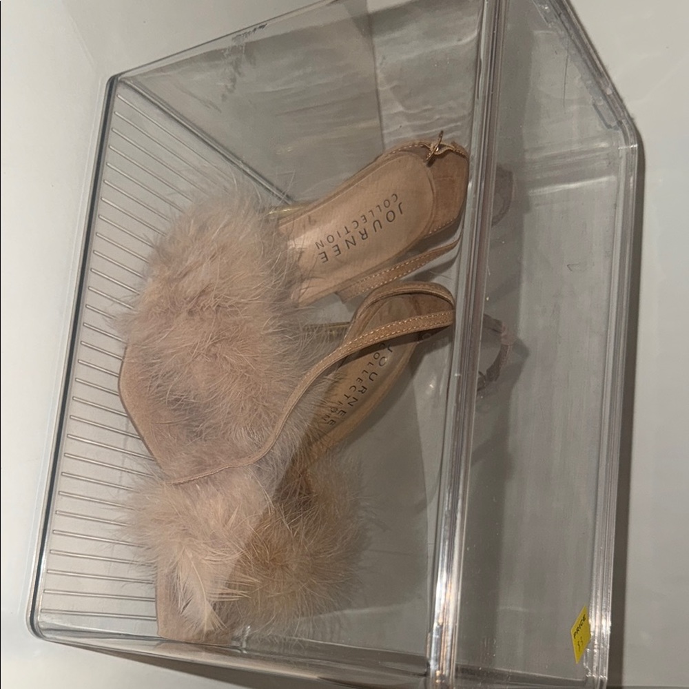 Journee Collection Tan Stiletto Heels